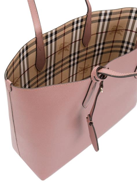 burberry tote pink|burberry reversible tote bag.